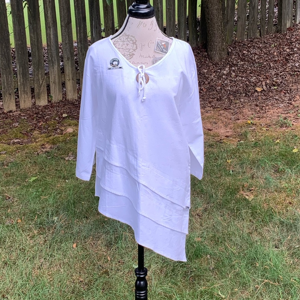 White Tunic Top